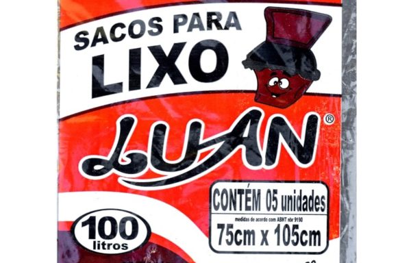 SACOS PARA LIXO 100 LITROS (75CM X 105CM)