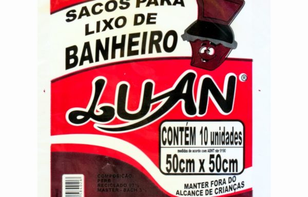 SACOS PARA LIXO DE BANHEIRO (50CM X 50CM)